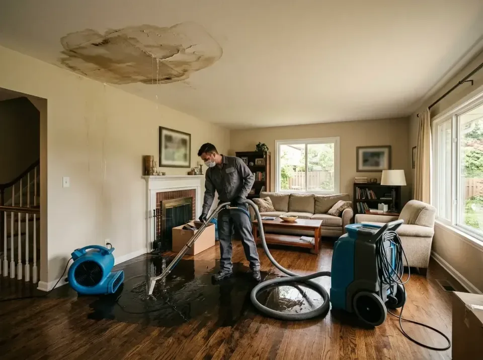 attic-pipe-burst-ceiling-drip-008 — frequently asked questions, Water Damage Restoration & Carpet Care in Fox Lake Hills, IL